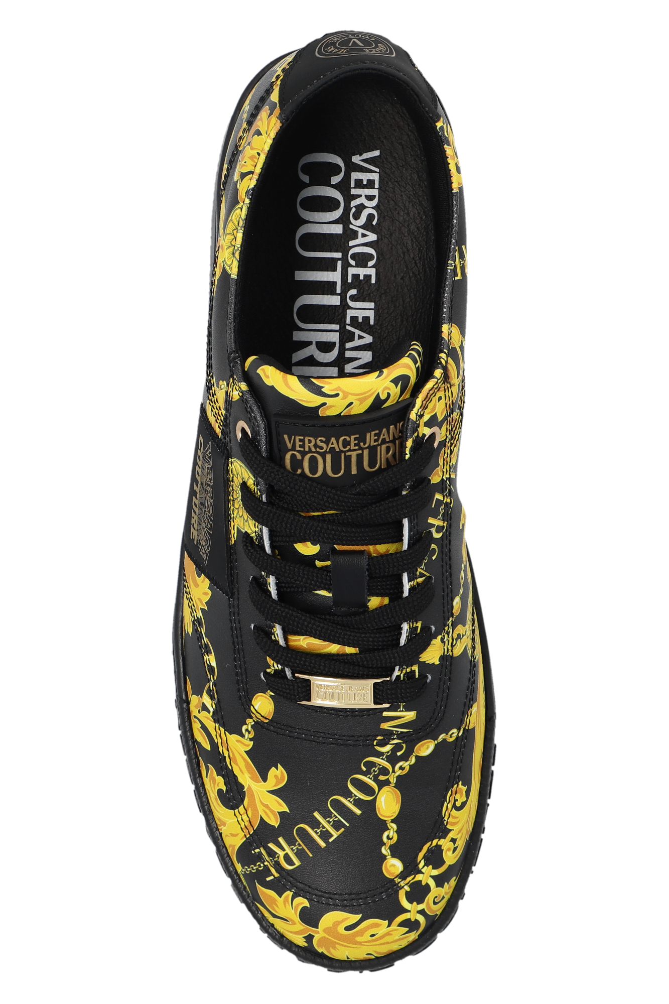 スニーカー VERSACE JEANS COUTURE Men Sneakers Gold 78YA3SD1ZPB17 G89 SchaferandweinerShops GB - Sneakers with logo Versace Jeans